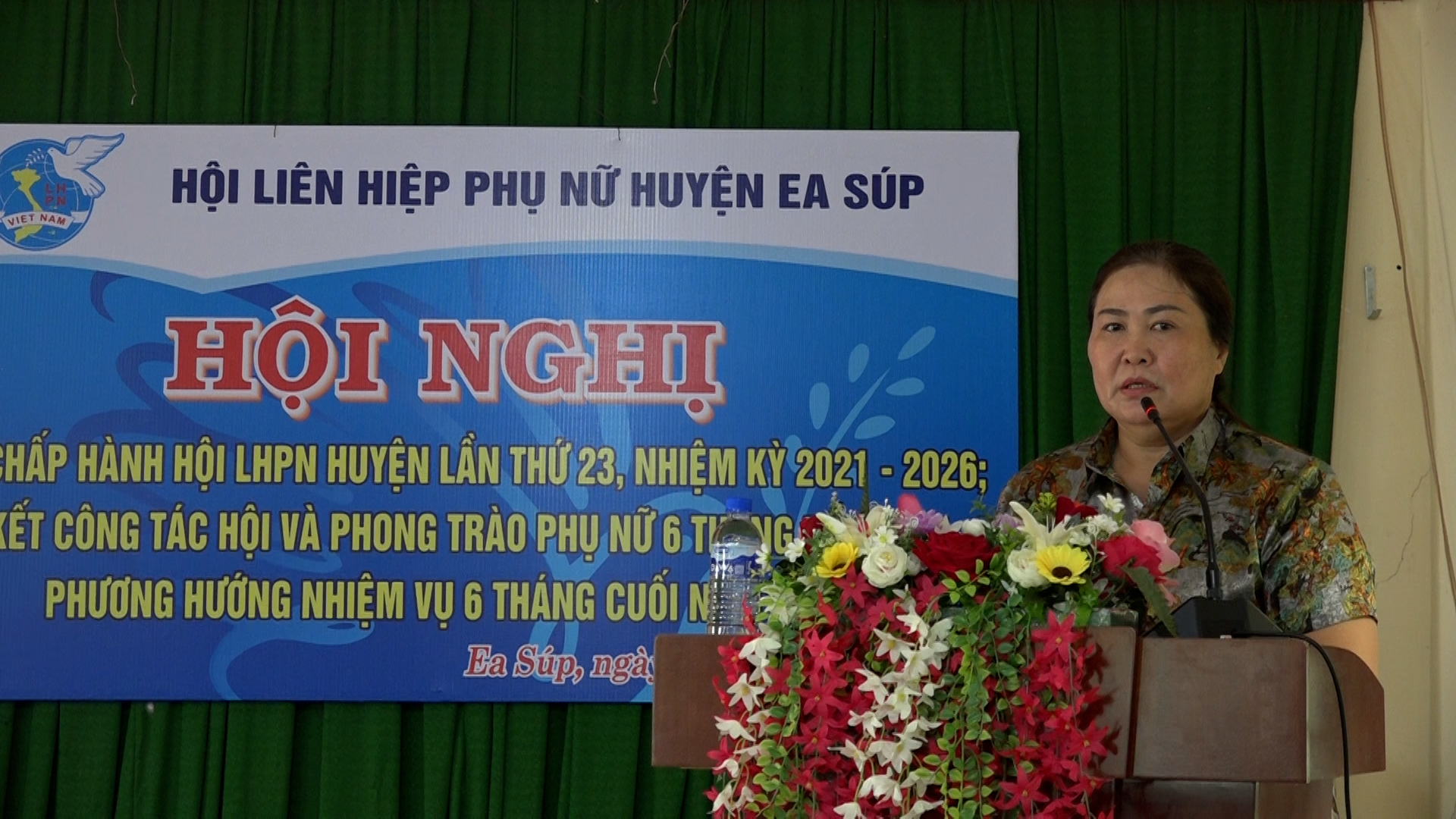 Hội LHPN huyện sơ kết công tác hội và phong trào phụ nữ 6 tháng đầu năm